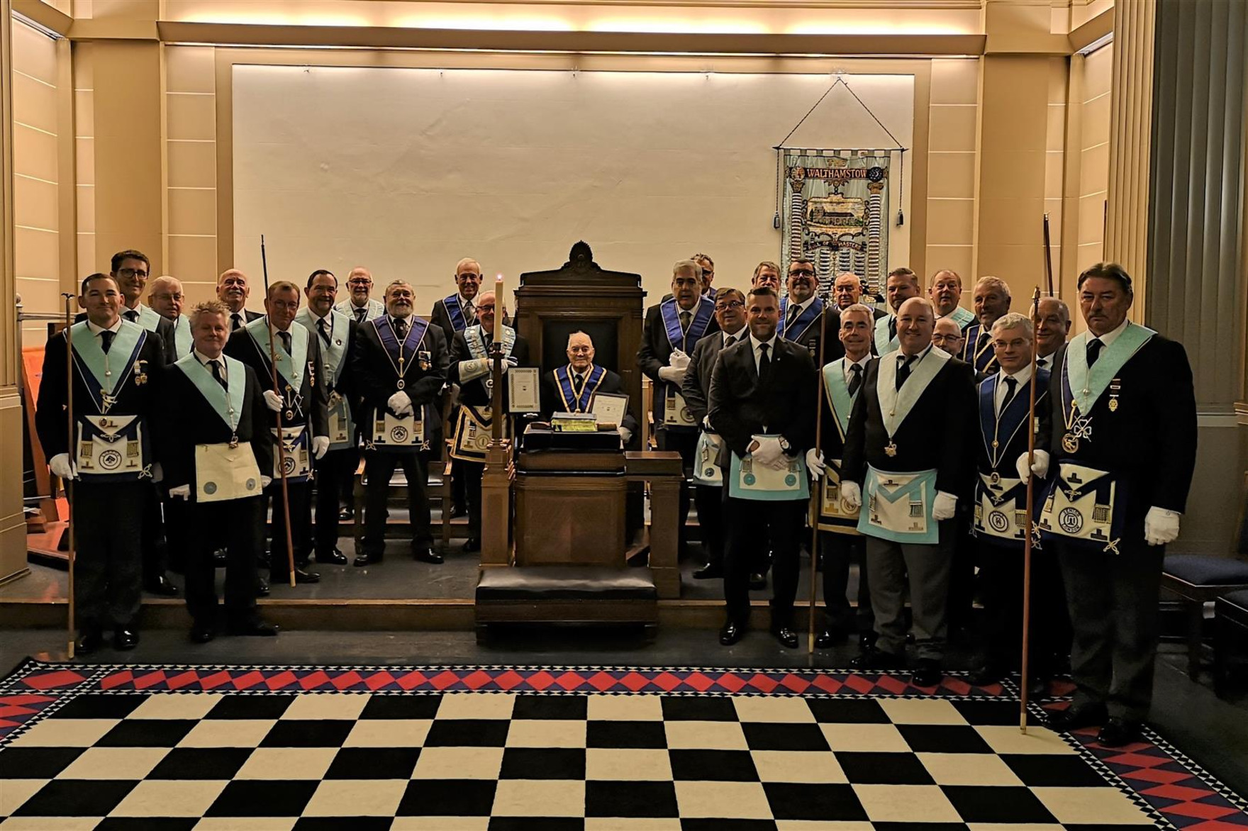 Walthamstow Lodge No 2472 celebrates their (nearly!) 100year-old brother